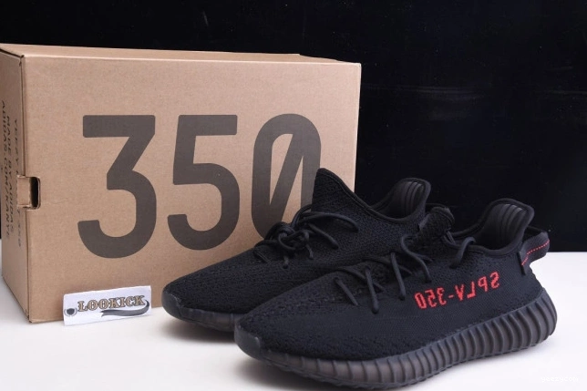 Boost 350 Yeezy Black Red Adidas V2 CP9652 0901